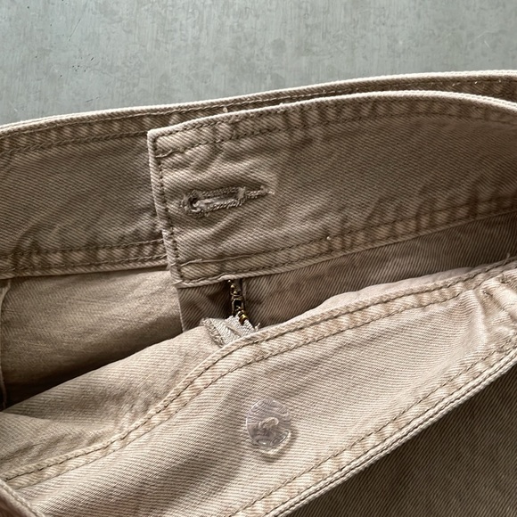 PacSun Beige Low Rise Denim Mini Skort - Picture 11 of 15